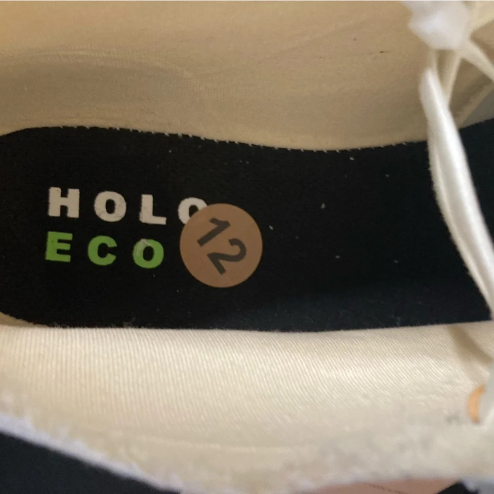 HOLO Athena Chukka Boots Off-White Canvas NWT Women’s US 12 EU 44